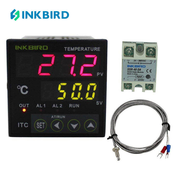 Inkbird 110V~240V PID Temperature Controller Thermostats ITC-100VH + K ...