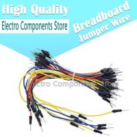 65Pcs/Lot New Solderless Flexible Breadboard Jumper Wires Cables Bread Plate Line Experimental Lines DuPont Line 11CM-24CM