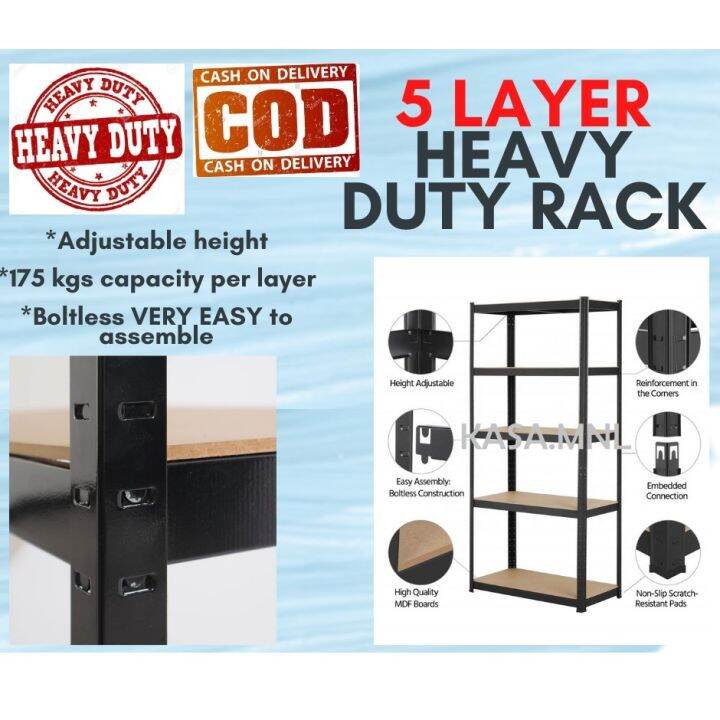 Heavy Duty Boltless Racks / Shelf / Stacking Racks 170KGS PER LAYER