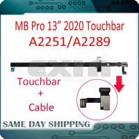 NEW Laptop A2289 A2251 Touch bar Touchbar OLED Screen with Cable for Macbook Pro 13 Retina 2020 Year EMC 3348 EMC 3456