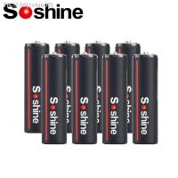 zvhm00 Soshine 2600mWh USB Rechargeable Lithium Batteries 1.5V AA Li-Ion Battery 1200 Times Cycle for Clocks Remote Cameras Flashlight