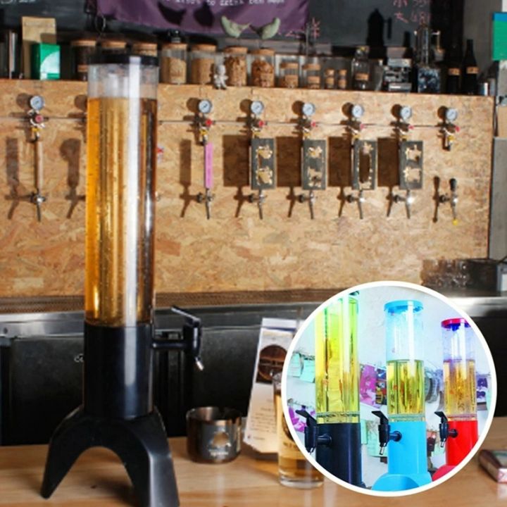 1-5l-beer-dispenser-tower-easy-clean-integrated-tap-with-ice-tube-clear-beverage-tower-dispenser