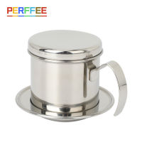 Vietnamese Phin Coffee Drip Cup Filter 304 Stainless Steel Traditional Vietnam Coffee Maker Coffee Brewing Tool for Office Home