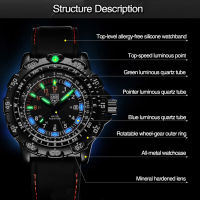 Addies Men Military Watches Top nd Fahsion Casual Outdoor Sports Waterproof Watch Mens Silicone Quartz Wrist watch S shock