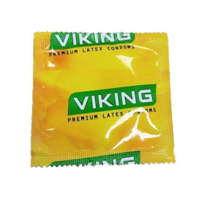 Viking Ultra Thin Premium Natural Latex Condom Safe Discreet Packaging