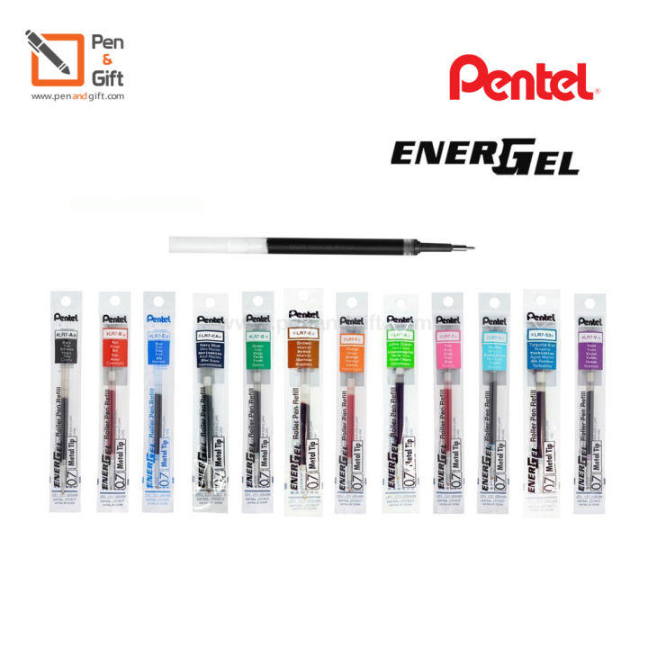 pentel-energel-lrn5-needle-tip-0-5-mm-refill-for-pentel-energel-ไส้ปากกาหมึกเจลเพนเทล-เอเนอเจล-ใช้กับปากกา-pentel-energel-ทุกรุ่น-มีให้เลือก-12-สี-ไส้ปากกาเจล-ไส้ปากกาpentel-ไส้energel-penandgift