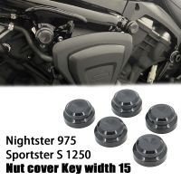 Motorcycle Nightster 975 Nut Cover Design Premium Key Size 15 For Sportster S 1250 RH1250 S RH975 S 2022 2023