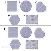XIAO TUO ที่รองแก้วโมเสกงานแฮนด์เมดสำหรับห้องครัวคิงส์อุปกรณ์งานฝีมือแม่พิมพ์ยางซิลิโคนพิมพ์ทำจิวเวอลี่เรซินแบบที่รองแก้วหิน DIY