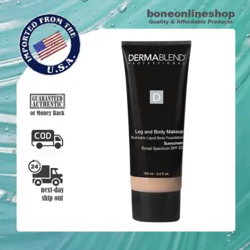 Dermablend Leg and Body Makeup, with SPF 25. Skin Perfecting Body  Foundation for Flawless Legs with a Smooth, Even Tone Finish, 3.4 Fl. Oz. 