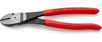 KNIPEX Tools 74 21 200, 8-Inch High Leverage Angled Diagonal Cutters 8-Inch, Angled