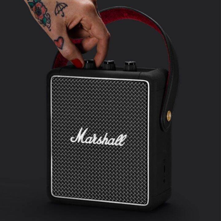 marshail-emberton-สีขาว-สีเขียวขี้ม้า-สีดำทอง-สีดำ-ลำโพงบลูทูธแบบพกพา-bluetooth-speaker-ลำโพงมาร์แชลล์รับประกัน