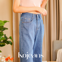 Kojeans | กางเกงยีนส์ผู้หญิง สไตล์เกาหลี ทรงขากระบอก