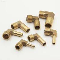 Brass Hose Barb Fitting Elbow 6mm 8mm 10mm 12mm 16mm To 1/4 1/8 1/2 3/8 quot; BSP Male Thread Barbed Coupling Connector Joint Adapter