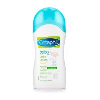 Cetaphil baby เซตาฟิล เบบี้ เดลี่ โลชั่น สูตรออร์แกนิค calendula (ดาวเรือง) สำหรับ ผิวหน้า และร่างกาย เพิ่มความชุ่มชื่น ตลอด24ชั่วโมง ขนาด 198ml.