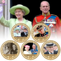 TEQIN Prince Philip Collectible Challenge Coin Commemorative Badge Medal Souvenir Gift For Fans