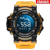 นาฬิกาผู้ชาย SMAEL maier waterproof multi-function digital watch student movement big dial 8082 single electronic watches