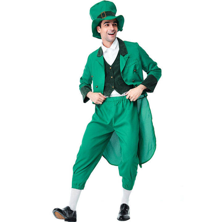 ผู้ใหญ่-funny-st-patricks-irish-leprechaun-mens-ชุดแฟนซีเครื่องแต่งกายชุด-s-xl