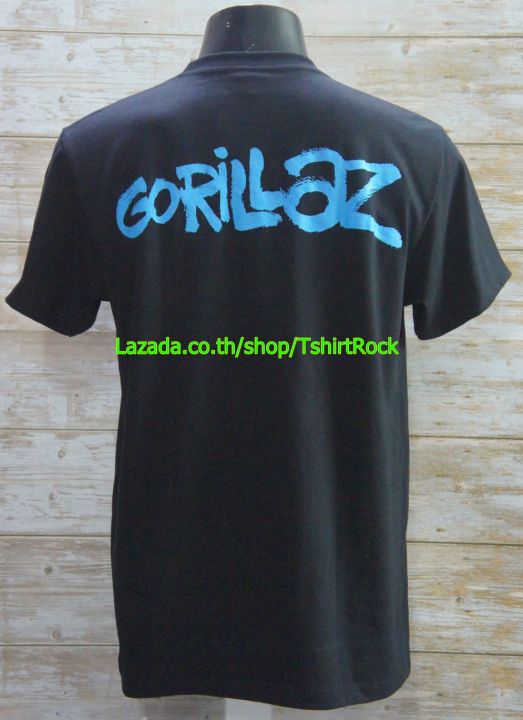 เสื้อวง-gorillaz-กอริลลาซ-ไซส์ยุโรป-เสื้อยืดวงดนตรีร็อค-เสื้อร็อค-grl1866-ผ้านุ่มใส่สบาย