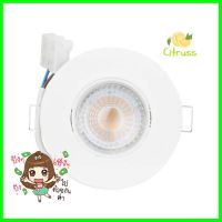 ดาวน์ไลท์ LED LUMAX 19-A6383 7 วัตต์ WARM WHITE 3.1 นิ้ว สีขาว กลมLED DOWNLIGHT LUMAX 19-A6383 7W WARM WHITE 3.1IN WHITE ROUND **ด่วน ของมีจำนวนจำกัด**