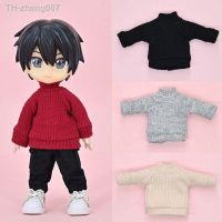 1PC Doll Knitted Sweater Coat Outfits Winter Warm Sweater Tops Doll Clothes for 1/11 1/12 OB11 Dolls Accessories Baby Kids Toyso