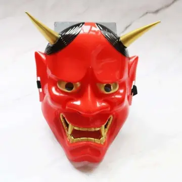 Kingo Masque d'assassin Japonais Samourai Masque Oni Demon,Cosplay