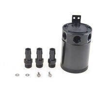 Universal Racing Baffled 3พอร์ตจับน้ำมัน Can Tank Air Oil Separator พร้อมวาล์วที่ถอดออกได้3-Hole น้ำมันกาต้มน้ำ