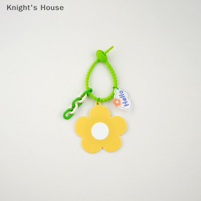 Knights House พวงกุญแจกระจกลายตารางหลายสีพวงกุญแจป้ายชื่อแบบทำมือสำหรับใส่กระเป๋าเดินทางป้ายใส่กระดาษอุปกรณ์เสริมพวงกุญแจ