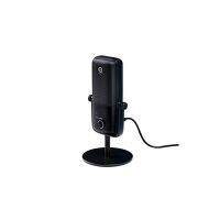 คลื่น Elgato: คอนเดนเซอร์ไมโครโฟน3 USB พรีเมี่ยม,[สีดำ] การกระจายสีดำ,Podcast,การเล่นเกมและการใช้สำนักงานบ้าน,ซอฟต์แวร์เครื่องผสมฟรี,ปลั๊กอินเอฟเฟ็กต์เสียง,ไม่มีการบิดเบือน,ใช้งานร่วมกับ Mac &amp; Play