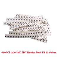 33 Value660 PCS1206 Chip Resistor Combination Sample Kit 1/4W 1 ohm-1M Ohm Error+-1% 33 Value X 20=660 Sample Kit