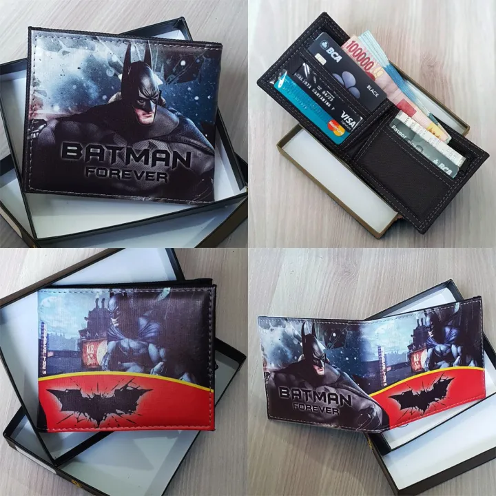  Free Shipping Wallet Boys Character Wallet JT109 Batman Forever  Synthetic Leather Motif | Lazada PH