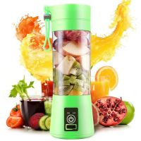 [ABLE] 4 Bladesplender เครื่องปั่นไฟฟ้า USB ชาร์จ500Ml คั้นน้ำผลไม้ถ้วย Extractor ผลไม้ Smoothie Maker ถ้วยขวดและฝาครอบ