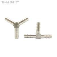 ๑♘ 304 Stainless Steel 3 Way Pipe Fitting Tee Y Shaped Connector Coupler Adapter 4/6/8/10/12/13/14/15/16/19/20mm Hose Barb