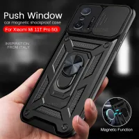 xiaomi 11t pro Lens protection push window case for xiaomi redmi note 10 5g 10 pro 10s 10 4g screen protector armored shockproof bumper magnetic bracket rear cover mi poco m3 pro 5G x3 nfc f3 9t 9a 9c 9s 9 x3 pro 11 lite