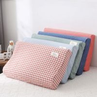 【CW】 1pcs Pillowcase Color Striped Bedroom Sleeping Memory Foam Pillows 50x30/60x40/44x27cm Adult Kids Cover