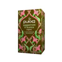 ?Import Items? Pukka Peppermint &amp; Licorice Tea Bags x 20 ชา ชาอังกฤษ ชาสำเร็จรูป ชาสมุนไพรออแกนิค