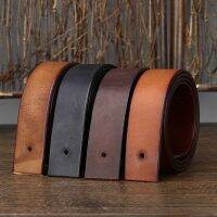 【YF】 Cowhide for Men Frosted Jeans Accessories Leather Girdle Needle Buckle Waistband Width 3.8cm