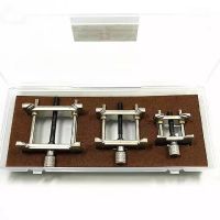 【YF】 High-Quality Zinc Alloy 3 PCS Extensible and Reversible Watch Movement Holder Tool Set for Watchmakers Repair