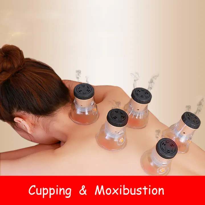 Hailicare Moxibustion Vacuum Cupping Acupuncture Points Cupping Device