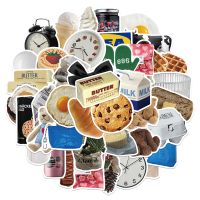 【CW】❅  10/30/50pcs Ins Stickers Cartoon Food Decals Fridge Suitcase Laptop Notebook Car Wall Sticker Kids