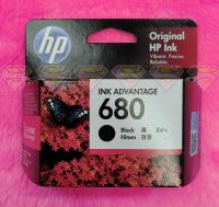 หมึกแท้ HP 680 BK สีดำ