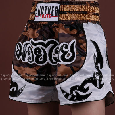 Men Women Kick Boxing MMa Rashguard Tiger Muay Thai Shorts Children Fight Grappling Sanda Trunks Kids Fitness Gym Bjj Boxe Pants