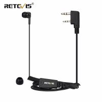 RETEVIS EEK022 Walkie Talkie Earphopne In-Ear Bud Earpiece Coiled Cable PTT Mic For Kenwood Headset Baofeng UV5R For Motorola