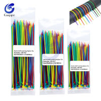 100Pcs 100mm 150mm 200mm Self-locking Nylon Cable Ties Plastic Wire Zip Binding Wrap Straps Mix 10 Color Organizer Fasten Cable-SOPO STORE