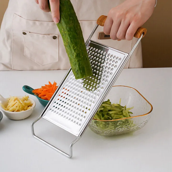 handheld-slicer-garlic-grater-stainless-steel-flat-grater-lemon-zester-vegetable-slicer-grater