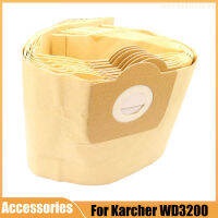 เครื่องดูดฝุ่นถุงเก็บฝุ่นสำหรับ Karcher WD3200 WD3300 WD3.500P MV3 WD3 6.959-130ทำความสะอาดถุงเก็บฝุ่นชุดอะไหล่