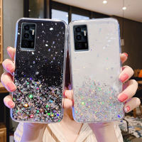 เคสโทรศัพท์ Vivo V29 5g Y36 V27 pro 5g V27e V23e 5G V23e,เคสนิ่มกันกระแทกดีไซน์ฟอยล์สีเงินแวววาวใหม่สำหรับ Vivo V23e 5G V23e