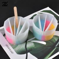 Silicone Split Cups For Paints Pouring Acrylic Paint Pour Cup 5 Channels Dividers DIY Epoxy Resin Tools For Jewelry Making Craft Cups  Mugs Saucers