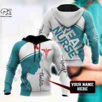 2023 style PLstar Cosmos 3DPrinted Newest Nurse Custom Name Art Unique Funny Hrajuku Streetwear Unisex Casual Hoodies/Zip/Sweatshirt W-6