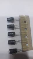 220uf 6.3v Rubycon 105 ํC 5x12mm. 100 pcs.