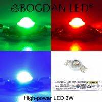 High Power, หลอด LED 3W RGB 6PIN แอลอีดีลูกปัดสี R/G/B ให้ความสว่างสูง ความร้อนต่ำ อายุการใช้งานยาวนาน สินค้าพร้อมส่งในไทย